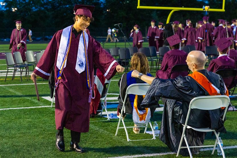 Students celebrate graduating